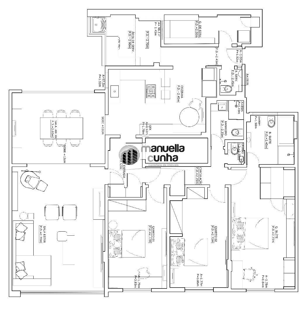Apartamento, 3 quartos, 1852 m² - Foto 41