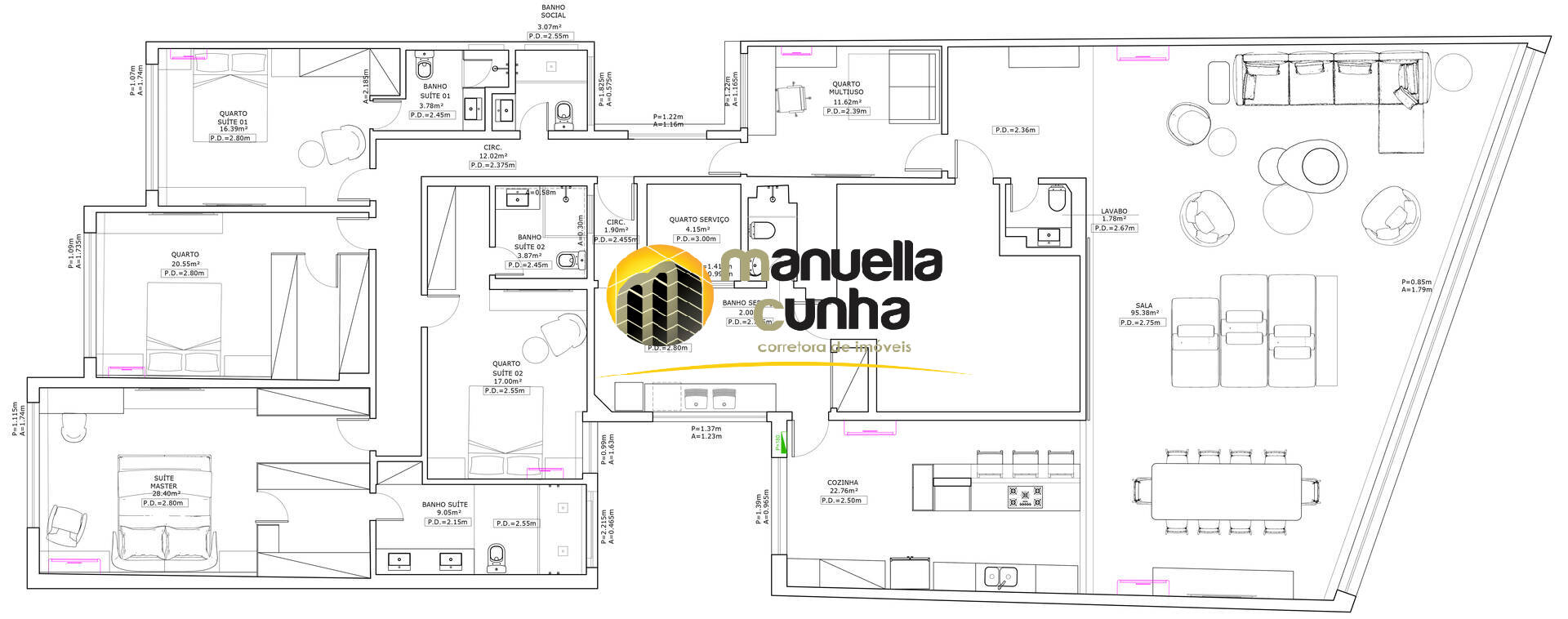 Apartamento, 4 quartos, 3302 m² - Foto 32