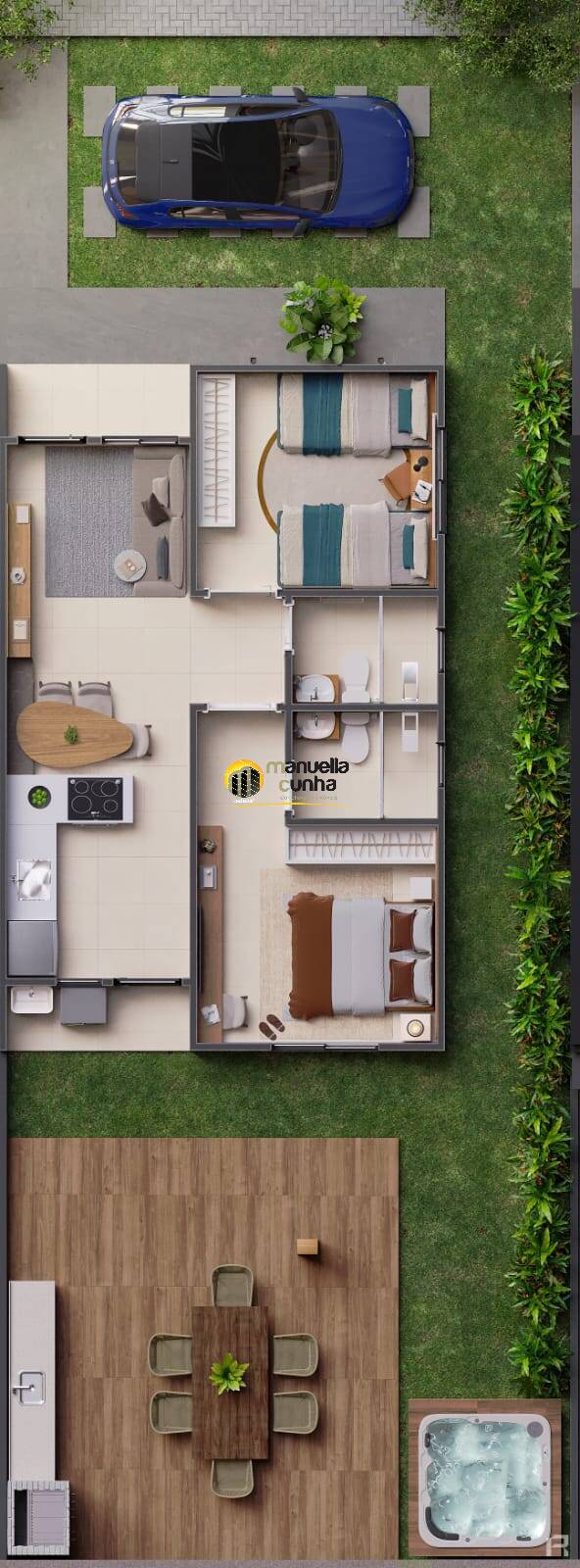 Casa, 2 quartos, 50 m² - Foto 20